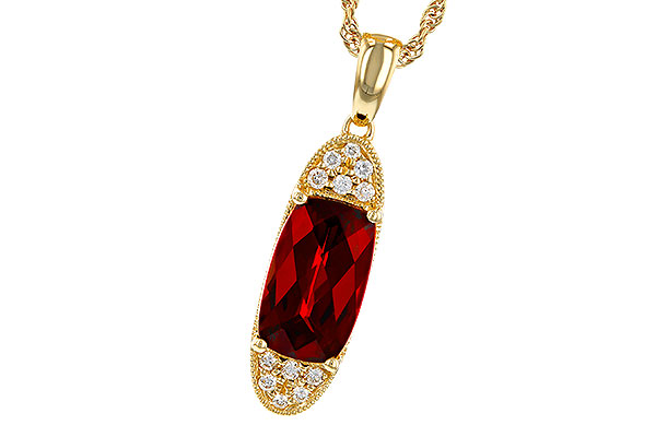 K284-33742: NECK 2.45 GARNET 2.55 TGW