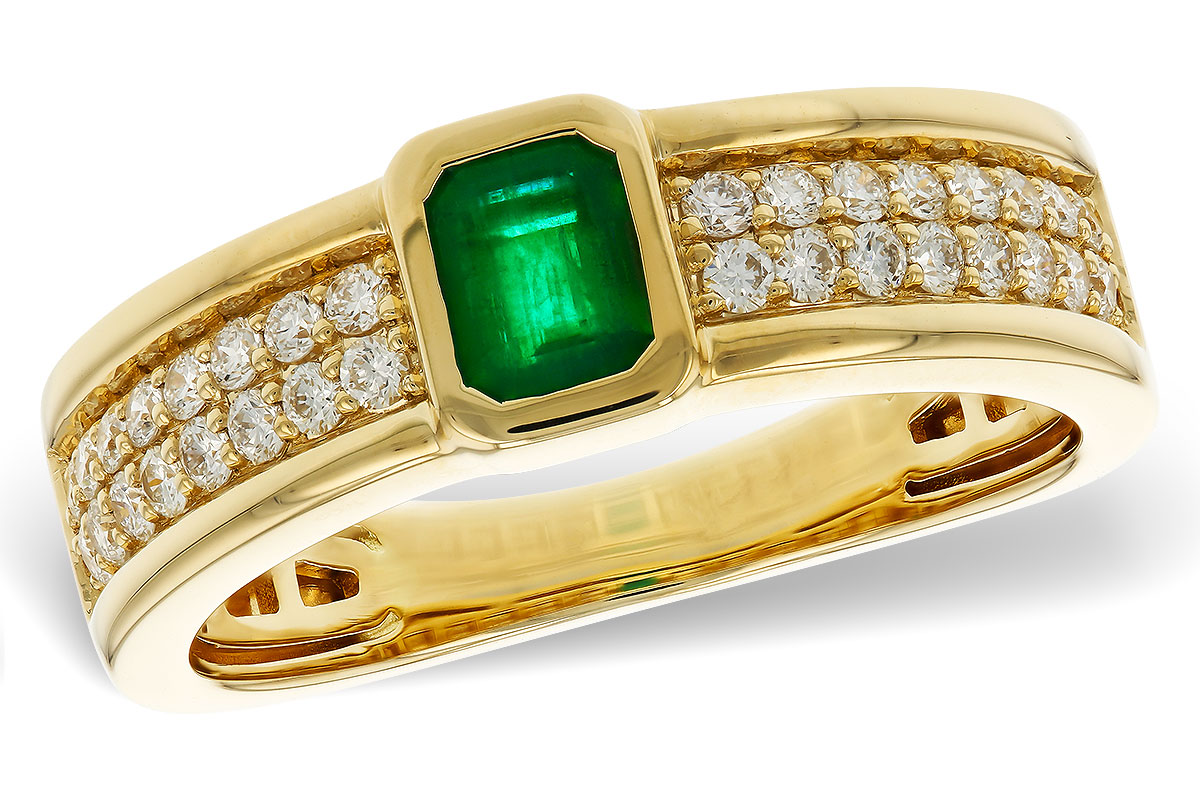 K284-33806: LDS RG .42 EMERALD .75 TGW (5x4MM EM)