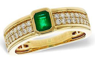 K284-33806: LDS RG .42 EMERALD .75 TGW (5x4MM EM)