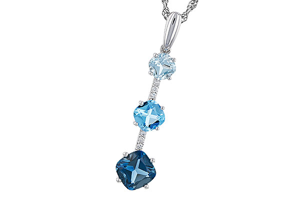 L284-28342: NECK 1.87 TW BLUE TOPAZ 1.90 TGW