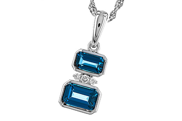 L284-29242: NECK .95 TW LONDON BLUE TOPAZ .98 TGW
