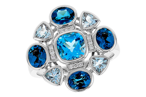 L284-30106: LDS RG 3.19 TW BLUE TOPAZ 3.25 TGW