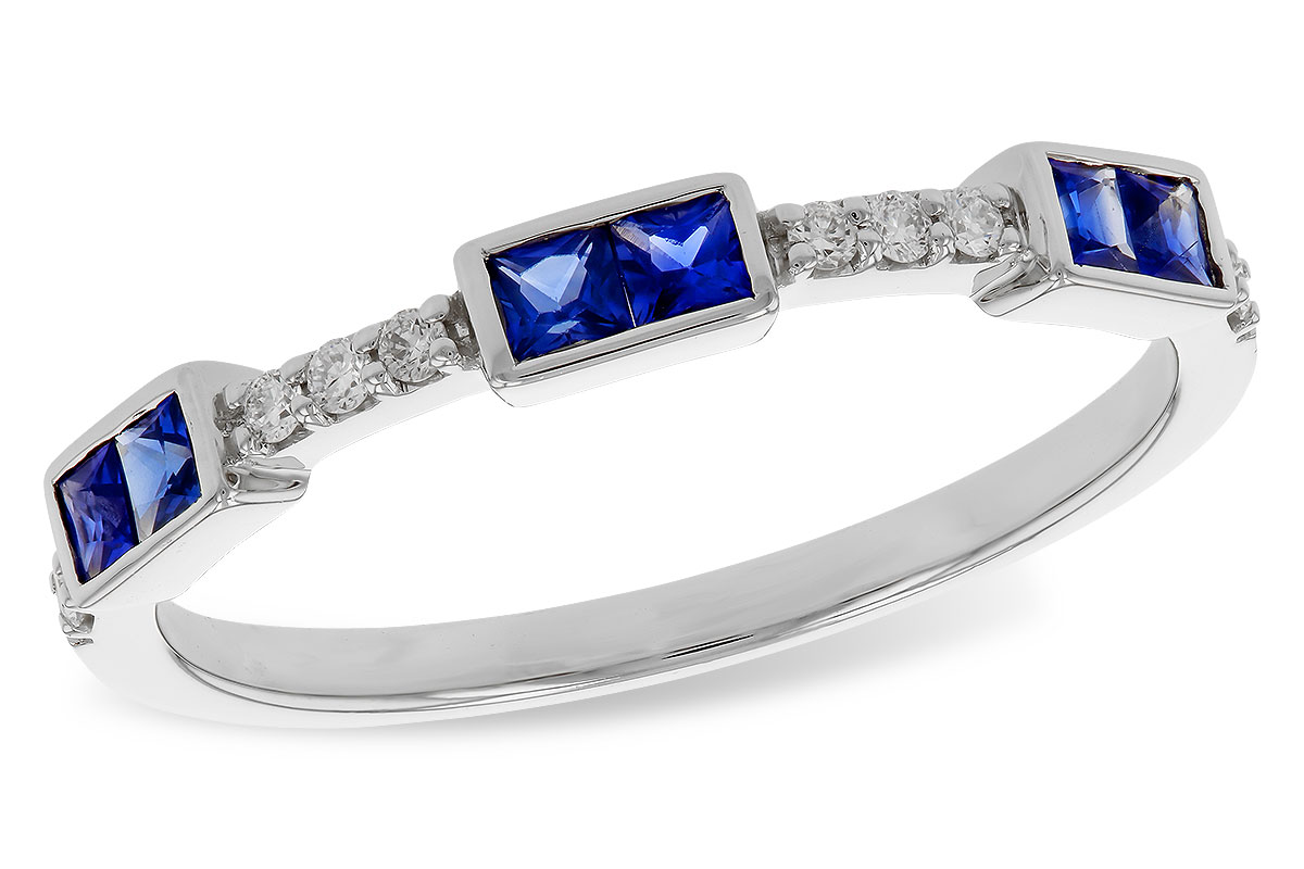 L284-31088: LDS WED RG .36 SAPPHIRE .43 TGW