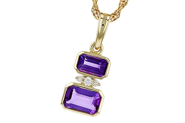 L284-35579: NECK .72 TW AMETHYST .75 TGW