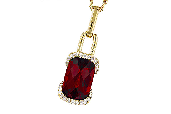 L285-18306: NECK 4.30 GARNET 4.45 TGW (12x8MM GAR)