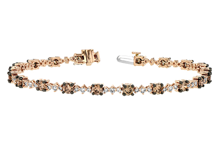 M197-96497: BRACELET 3.05 BROWN DIA 4.10 TW