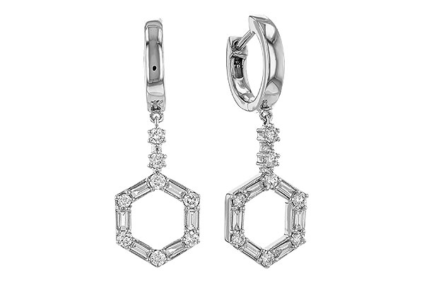 M284-28297: EARRINGS .23 BAG .60 TW