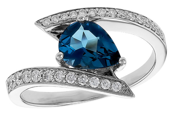 M284-28306: LDS RG 1.04 LONDON BLUE TOPAZ 1.28 TGW (8x6MM)