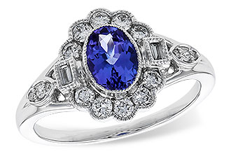 M284-28333: LDS RG .80 TANZANITE 1.20 TGW (7x5MM OV)