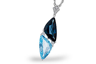 M284-29233: NECK 6.87 BLUE TOPAZ 6.97 TGW