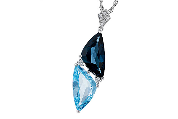 M284-29233: NECK 6.87 BLUE TOPAZ 6.97 TGW