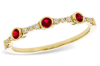 M284-30142: LDS WED RG .15 RUBY .24 TGW