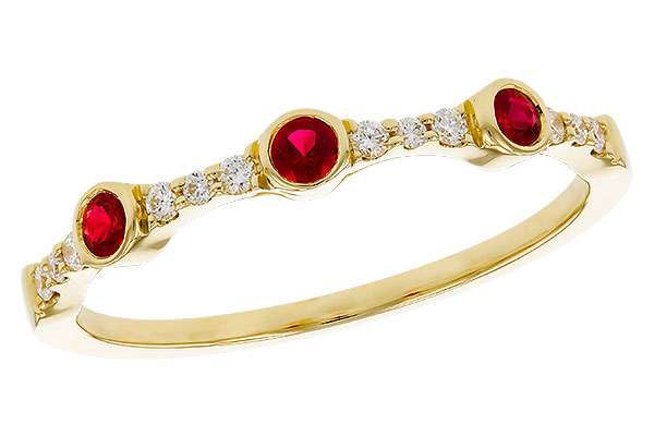 M284-30142: LDS WED RG .15 RUBY .24 TGW