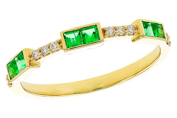M284-31979: LDS WED RG .23 TW EMERALD .30 TGW